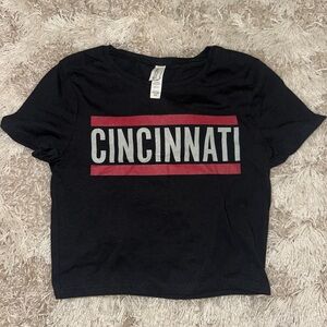 Cincinnati cropped shirt